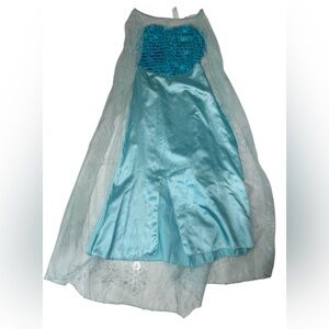 Disney frozen  girl princess Elsa blue dress size‎ m 8-10